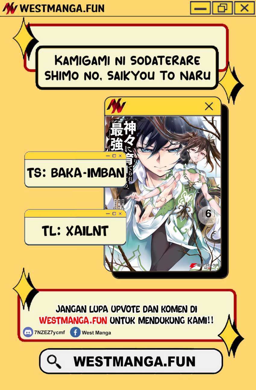 Kamigami ni Sodaterare Shimo no, Saikyou to Naru Chapter 53 Bahasa Indonesia